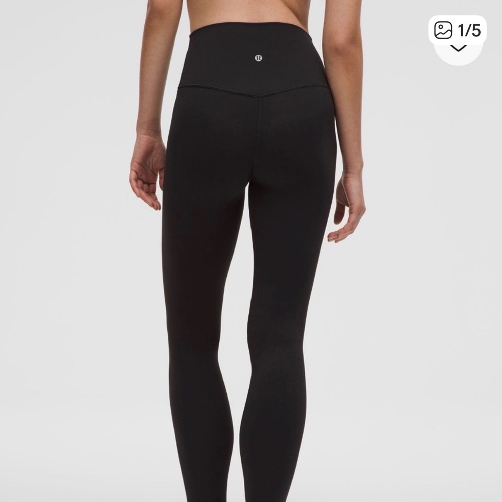 Lululemon black align leggings 28” NWOT